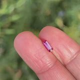 0.55Ct Reddish Pink Mahenge Spinel | Emerald Shape video