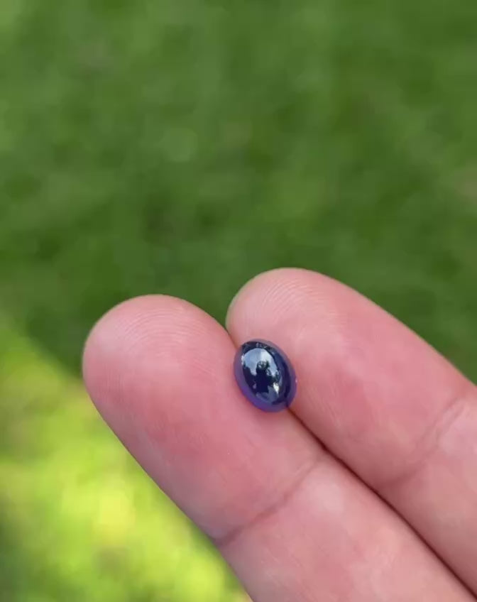2.14Ct Royal Blue Ceylon Sapphire | Oval Cabochon Shape video