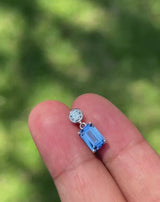 Indian Ocean | Blue Symphony - Natural Ceylon Blue Sapphire and Diamond Pendant video