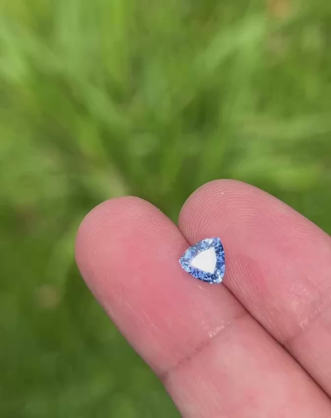 1.07Ct Ceylon Blue Ceylon Sapphire | Trillion Shape video