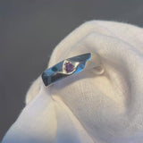 Daintree | "Urals II" | Natural Russian Alexandrite Art Deco Signet Ring warm light video
