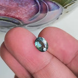 2Ct_Heat only_Oval_Teal_Sapphire_Loose_Gemstone_Madagascar_LGTESA1130_1-2Ct video