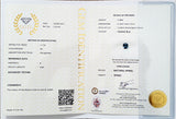 1.14Ct Cobalt Violetish Blue Spinel  Cushion Shape lab certificate