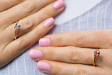 Natural, rare 1.38Ct Pink Spinel | Cushion Shape from Sri Lanka on finger
