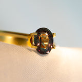 1.22Ct Green - Purple Red Alexandrite | Oval Shape incandescent light
