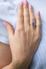 2.15Ct Cornflower Blue Sapphire from Sri Lanka