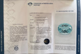 2.29Ct Neon Blue Paraiba Tourmaline | Oval Shape certificate