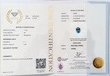 3.05Ct Violet Green Blue Spinel  Oval Shape lab certificate