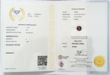 3.36Ct Lavender Spinel  Round Shape lab certificate