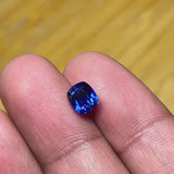 1.77Ct Vivid Royal Blue Ceylon Sapphire | Cushion Shape