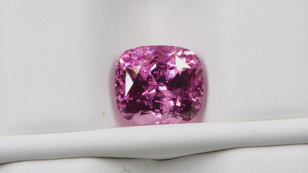 Video of Natural, rare 1.38Ct Pink Spinel | Cushion Shape from Sri Lanka