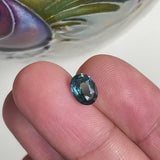 1.67Ct Bluish Teal Madagascan Sapphire | Oval Shape video