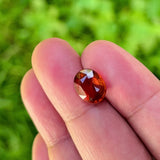 4Ct Deep Orange Brown Hessonite "Cinnamon" Garnet | Oval Shape video