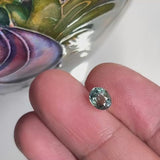 1.25Ct Light-Medium Blue Green Madagascan Sapphire | Oval Shape daylight video