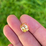 4.56Ct Peachy Yellow Ceylon Sapphire | Emerald Shape video