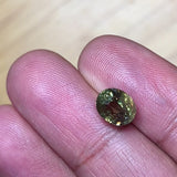 3.08Ct Yellow Green - Orange Red Ceylon Alexandrite | Oval Shape